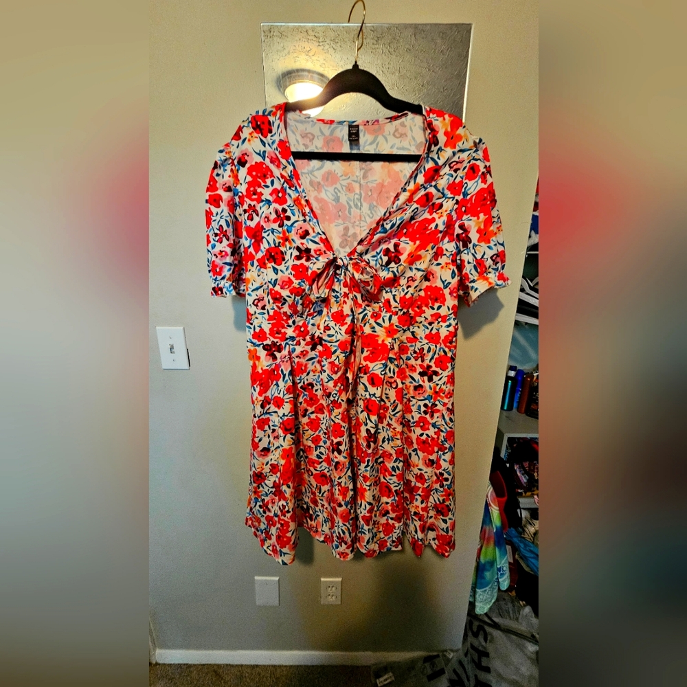 SHEIN Curve Pastel Floral Dress